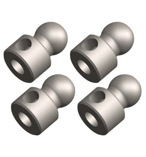 Corally Ball End 5.8mm - for Anti Roll Bar - Steel - 4 Pcs: Demento COR00180-220