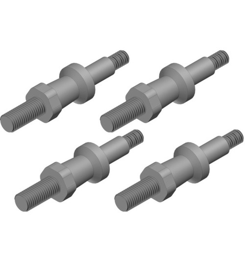 Corally Shock Screw - Steel - 4 Pcs: Dementor, Kronos, Python, Shog COR00180-148