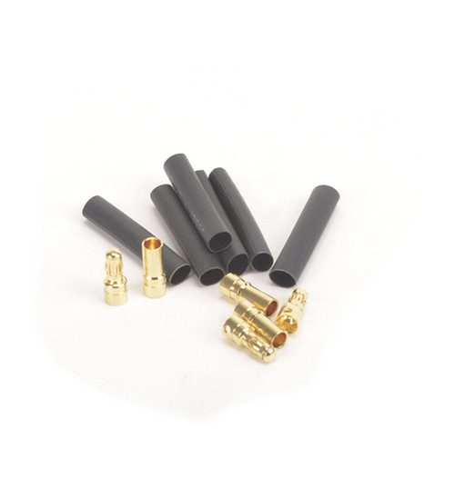 Core RC 3.5mm Gold Banana Bullets M/F 3prs + Shrink Tube  CR764
