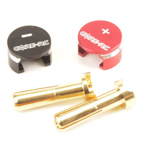 Core RC Low Pro heat sink Bullet Plug Grips - 4mm  CR863