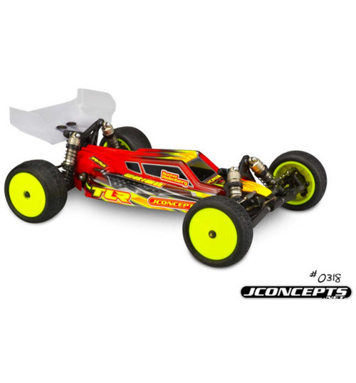 JConcepts S2 Clear Body w/ Aero Wing: TLR 22 4.0/5.0 JCO0318