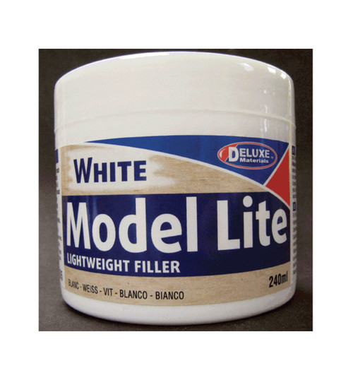 Deluxe Materials Model Lite Balsa Filler White: 240cc DLMBD5