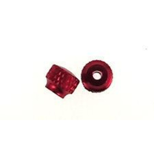 Hot Racing Red alum. knurled collar (2) SH338NC02