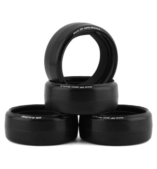 DS Racing Slick Drift Tires (4) (RWD FF Zero Mark II) (RWD FF Zero DSC-RW-007