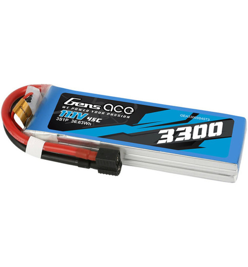 Gens Ace 11.1v 3300mah 45c 3s1p Li GEA33003S45T3