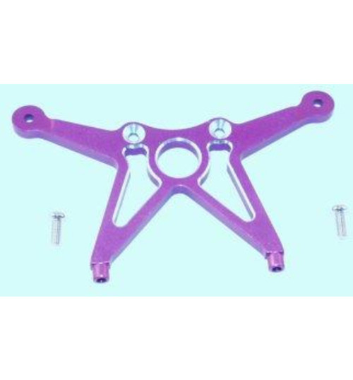 GPM Racing HPI Nitro RS4 Rally Purple Aluminum Front Body Mount SR4201F