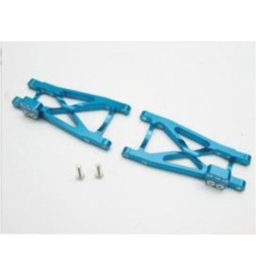 GPM Racing Losi Mini-T 1.0 Blue Aluminum Rear Lower Arms SMT056