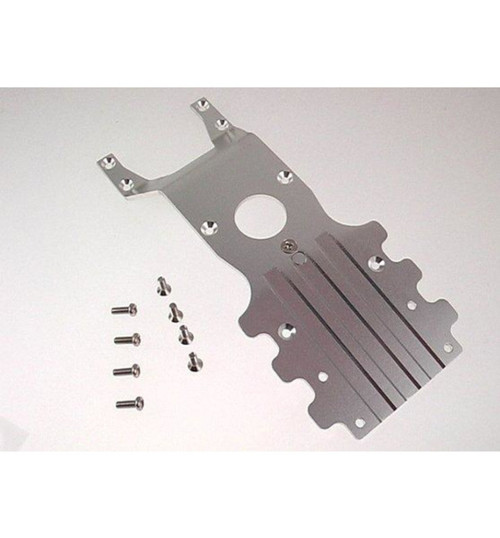 GPM Racing Monster GT Silver Aluminum Front Skid Plate AGM1331F08