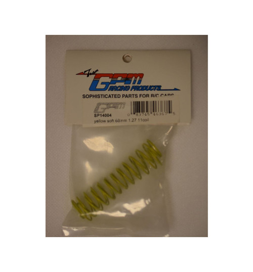 GPM Racing Yellow soft spring 68mm SP14004