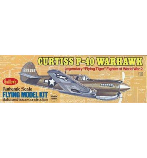 Guillow`s Curtiss P40 Warhawk GUI501