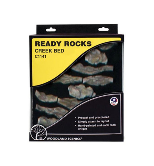 Woodland Scenics Ready Rocks Creek Bed Rocks WOOC1141