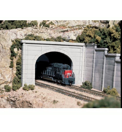 Woodland Scenics HO Double Tunnel Portal Concrete WOOC1256