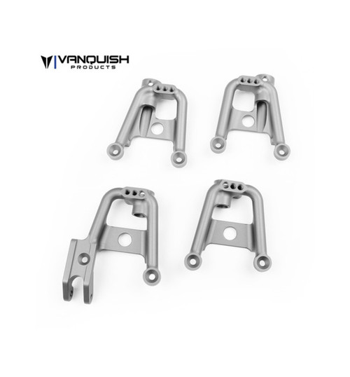 Vanquish SCX10-II Shock Hoops Clear Anodized VPS01861