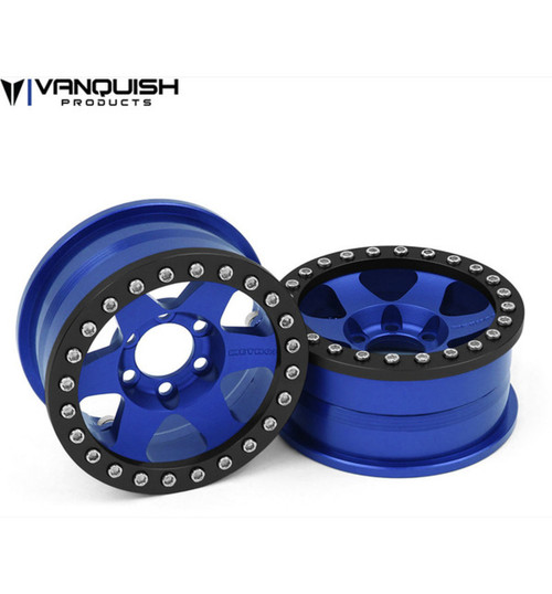 Vanquish Method 1.9 Race Wheel 310 Blue Anodized Beadlock (2) VPS07767
