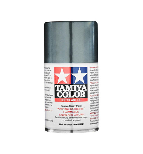 Tamiya TS-100 Semi-Gloss Bright Gun Metal 100ml Spray Can TAM85100