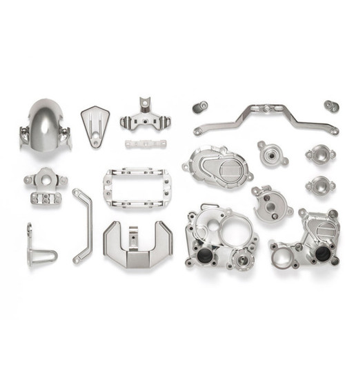 Tamiya T3-01 a Parts (Gearbox) (Semi-Gloss chrome Plated) TAM54821