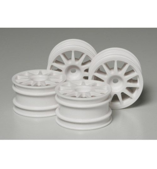 Tamiya Suzuki Swift/M-Chassis Wheels White 4  TAM51237