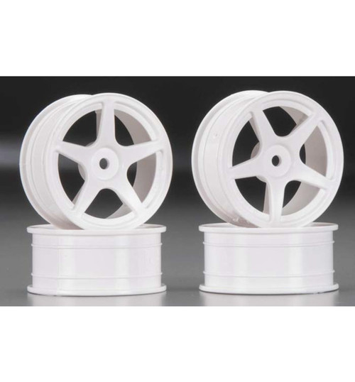 Tamiya M-Narrow White 5-Spoke Wheels TAM53471