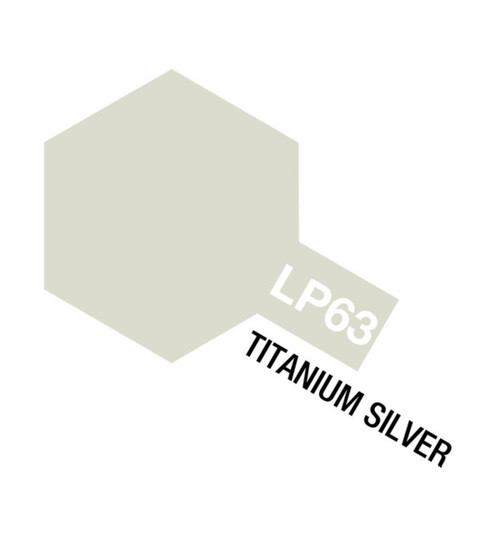 Tamiya Lacquer Paint LP-63 Titanium Silver 10 ML TAM82163