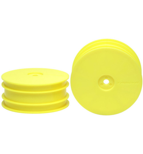 Tamiya Front Dish Wheels Fluorescent Yellow Db01 TAM54286