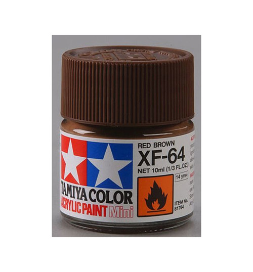 Tamiya Acrylic Mini XF64 Red Brown TAM81764