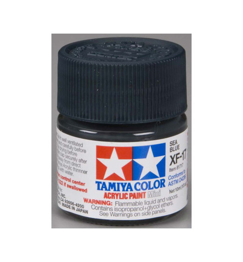 Tamiya Acrylic Mini XF17 Sea Blue TAM81717