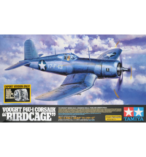 Tamiya 1/32 Vought F4u1 Corsair Plastic Model Airplane Kit TAM60324