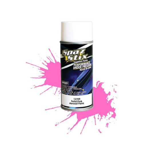 Spaz Stix Solid Pink Aerosol Paint 3.5oz Can SZX12709