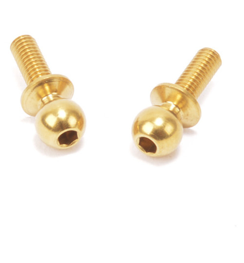 Schumacher Racing Ti 5.5mm Ball Stud Long pr  SCHU8500