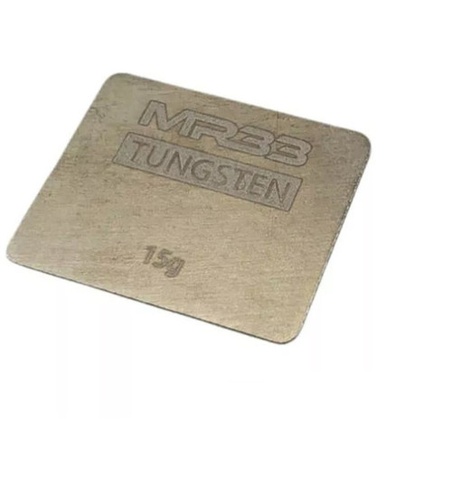 Schumacher Racing MR33 Tungsten Weight - 26 x 31.5 x 1mm - 15g  MR33-TW-15GF