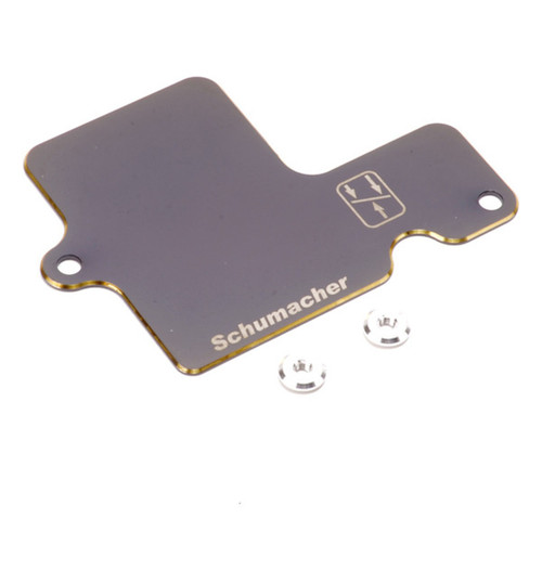 Schumacher Racing Brass ESC Tray - L1R SCHU8387