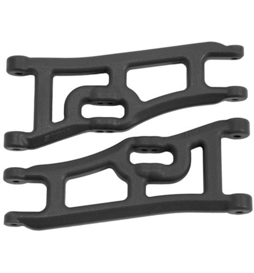 RPM R/C Products Wide Front A-arms Black; Traxxas Rustler Stampede RPM70662
