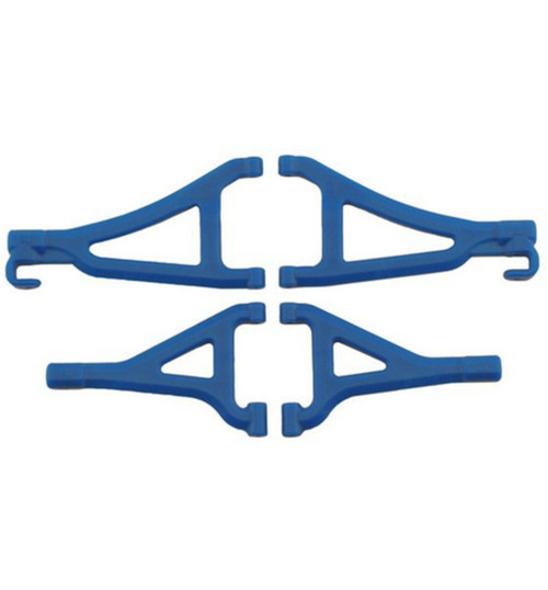 RPM R/C Products Front Up/Low A-arms Blue: Traxxas 1/16 E Revo RPM80695