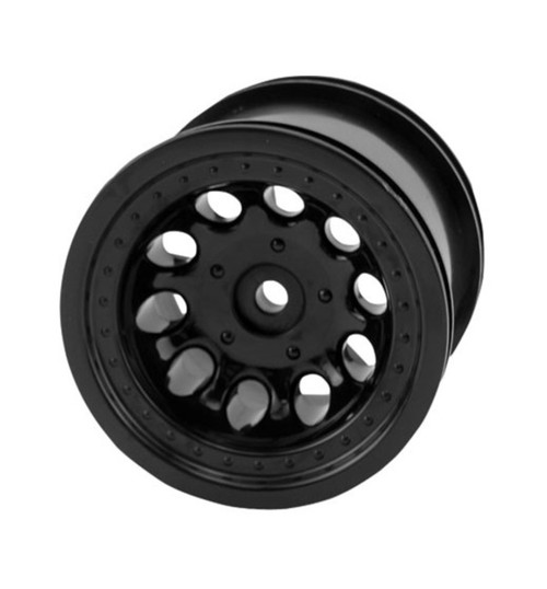 RPM R/C Products Black Revolver 2.2 Rear Wheels Rustler Stampede 2wd RPM82052