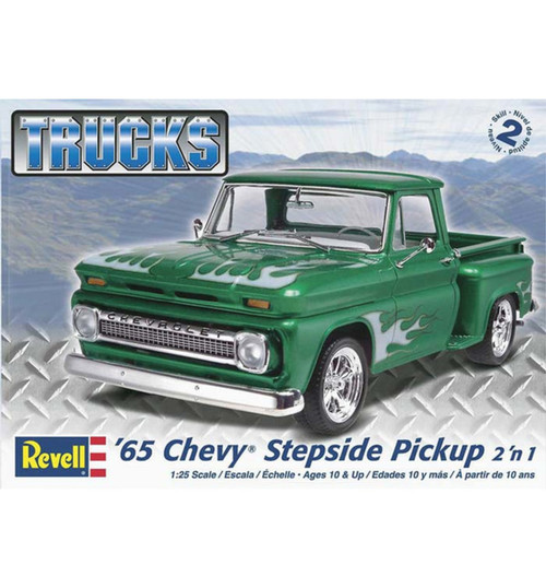 Revell 1/25 65 Chevy Stepside Pickup 2 n 1 RMX857210