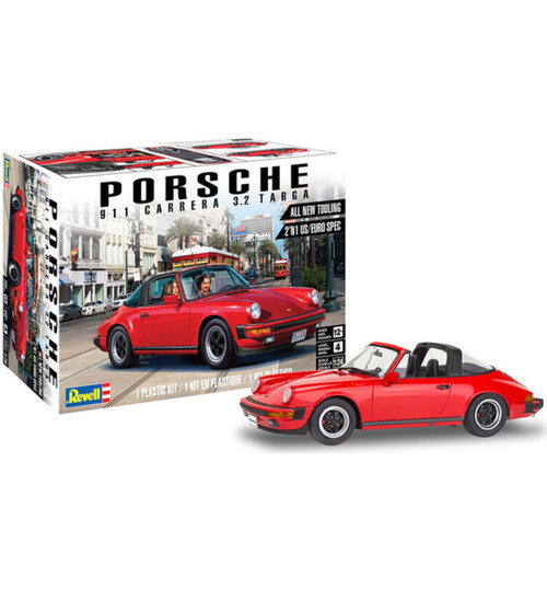 Revell 1/24 Porsche 911 Carrera 3.2 TARGA Plastic Model Kit RMX854527