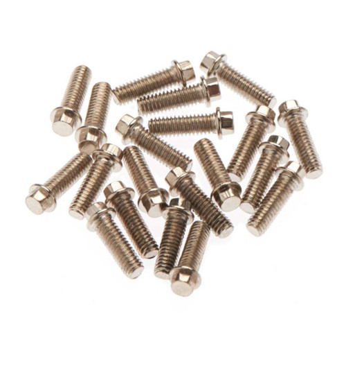 RC 4WD Miniature Scale Hex Bolts M2.5x8mm Silver RC4Z-S0418