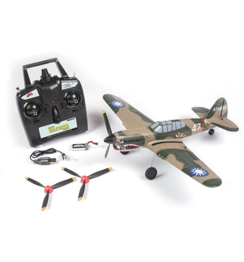 Rage RC Curtiss P-40 Warhawk Micro Rtf Airplane W/Pass RGRA1305