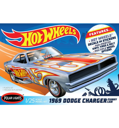 Polar Lights 1969 Dodge Charger Funny Car Hot Wheels 1:25 PLL988