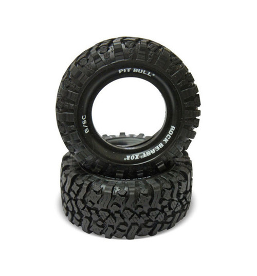 Pit Bull Tires Rock Beast Xor B/Sc 2.2/3.0 Basher Komp W/Foam Med PBTPB9004BKSC