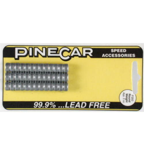 Pinecar Round Weights 3 oz PIN350