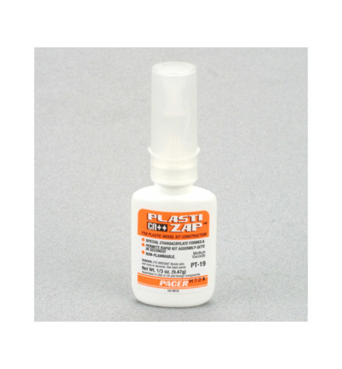 Pacer Technology Zap ZAP Plasti Zap CA++ Glue 1/3 oz PAAPT19