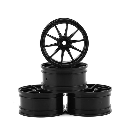 MST 5h Wheel Set (Black) (4) (+1 Offset) MXS-832058BK