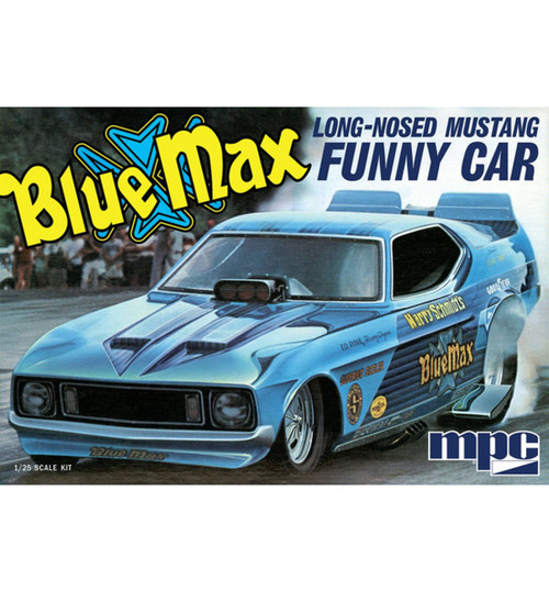 MPC Blue Max Long Nose Mustang Funny Car 1/25 MPC930