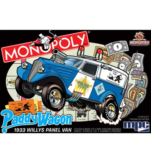 MPC 1/25 1933 Willys Panel Paddy Wagon Monopoly  MPC924M