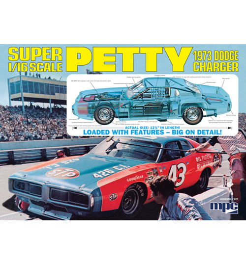 MPC 1/16 Richard Petty 1973 Dodge Charger MPC938