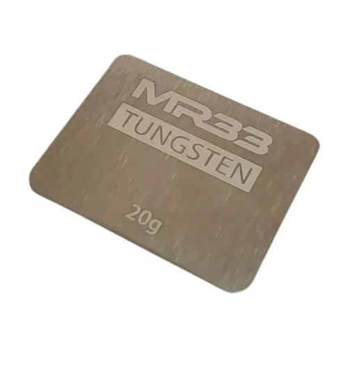 Mon-tech Racing Mr33 Tungsten Weight - 24 X 30 X 1.5mm - 20g MR33-TW-20G