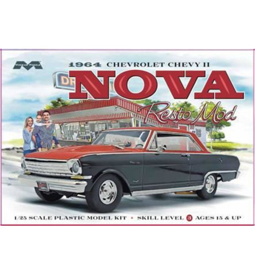 Moebius Models 1964 Chevy II Nova Resto Mod MOE2321