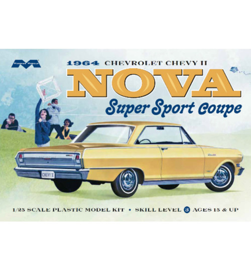 Moebius Models 1/25 1964 Chevy Nova Super Sport Plastic Model Kit MOE2320