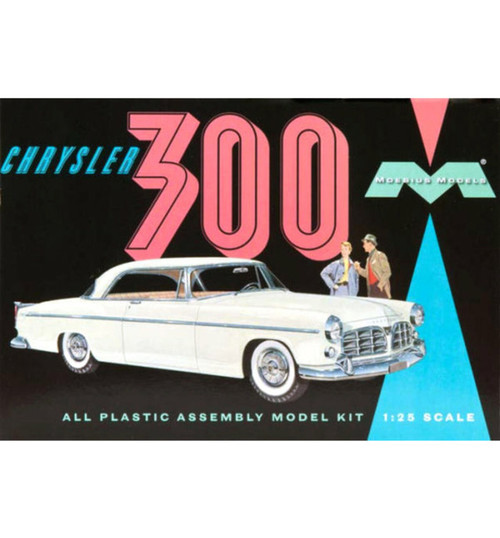 Moebius Models 1/25 1955 Chrysler C300 Plastic Model Kit MOE1201